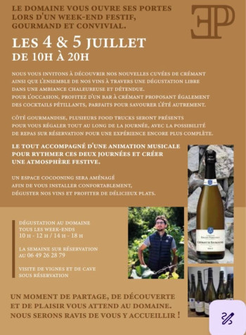 Découverte du domaine et dégustation des vins 