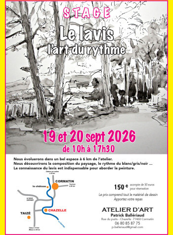 Stage Le lavis, l'art du rythme