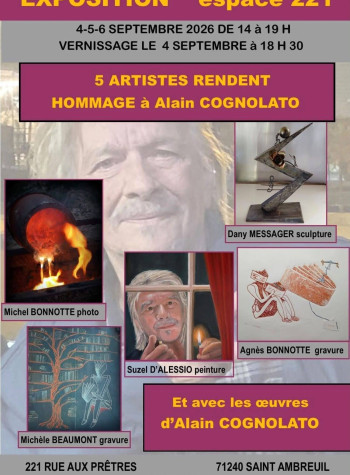 Exposition - Hommage à Alain Cognolato