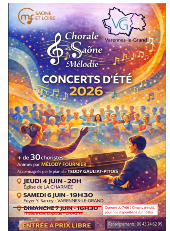 Concert d'été Saône Mélodie