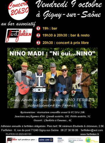 "Ni oui...NINO" tribute Nino Ferrer par Nino Madi