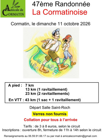 47e Randonnée La Cormatinoise