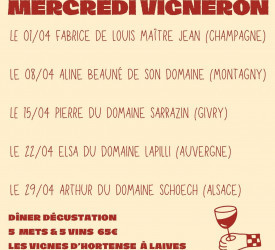Les Mercredis Vignerons
