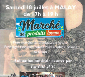 Marché de produits locaux
