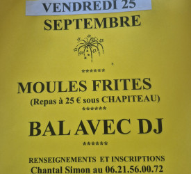 Repas moules frites