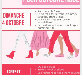 Marche solidaire pour Octobre Rose
