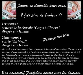 Concert chorale "Corps à Chœur" & soirée "En Voix"