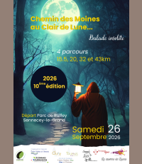 Randonnée Nocturne du Chemin des Moines au Clair de Lune