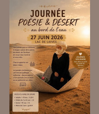 Journée poésie & désert au bord de l'eau
