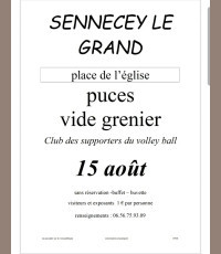 Puces - Vide Grenier Club des supporters du volley-ball