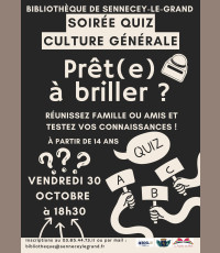 Soirée Quiz Culture générale