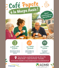 La Marpa Anaïs à Cormatin lance son 1er café papote !