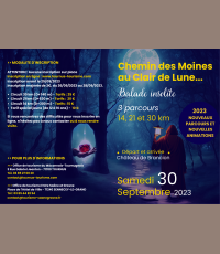 Chemin des Moines au Clair de Lune
