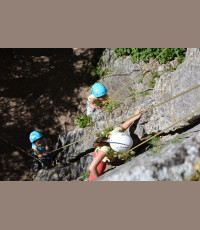 Stage escalade en falaise - 11/14 ans