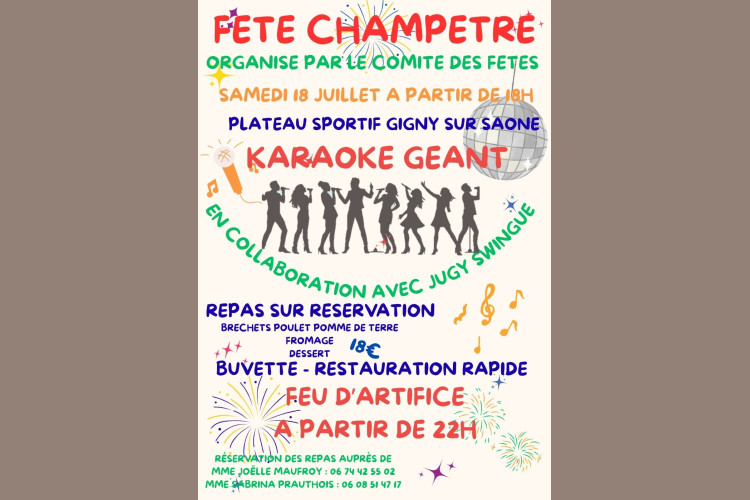 Crédits photo : Comité des fêtes de Gigny