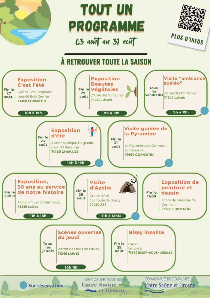 À retrouver tout l'été
