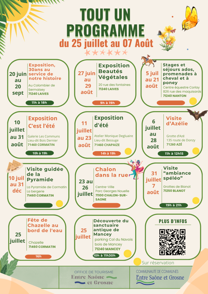 Tout un Programme 25/07 au 7/08