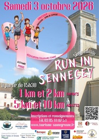Affiches run in sennecey